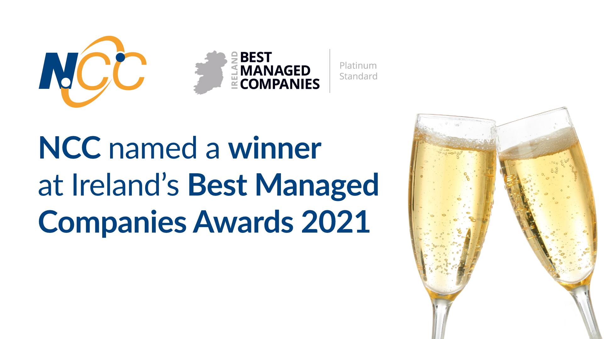 NCC named a winner at Ireland’s Best Managed Companies Awards 2021 2