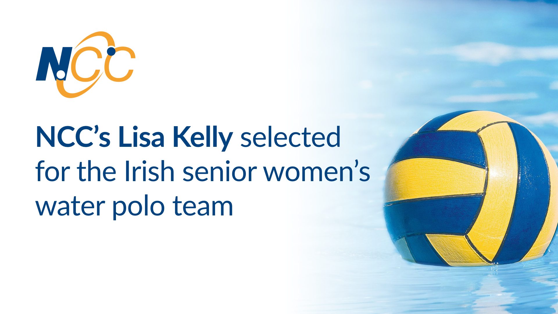 NCC’s Lisa Kelly selected for the Irish senior women’s water polo team