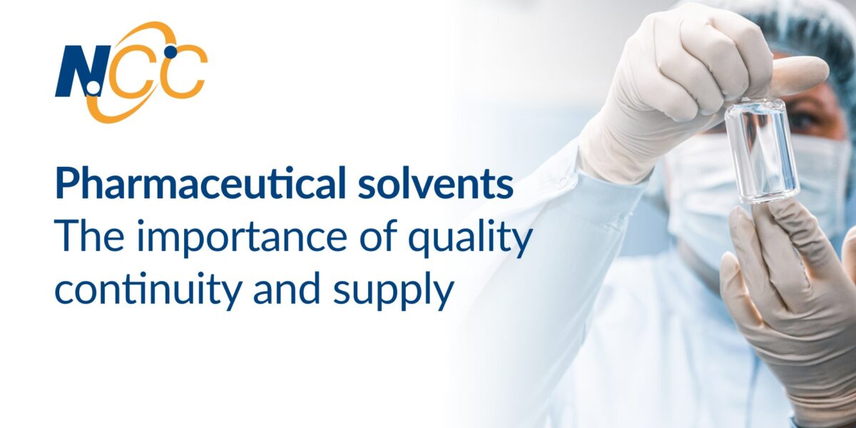 Pharmaceutical solvents - The importance of quality continuity and supply