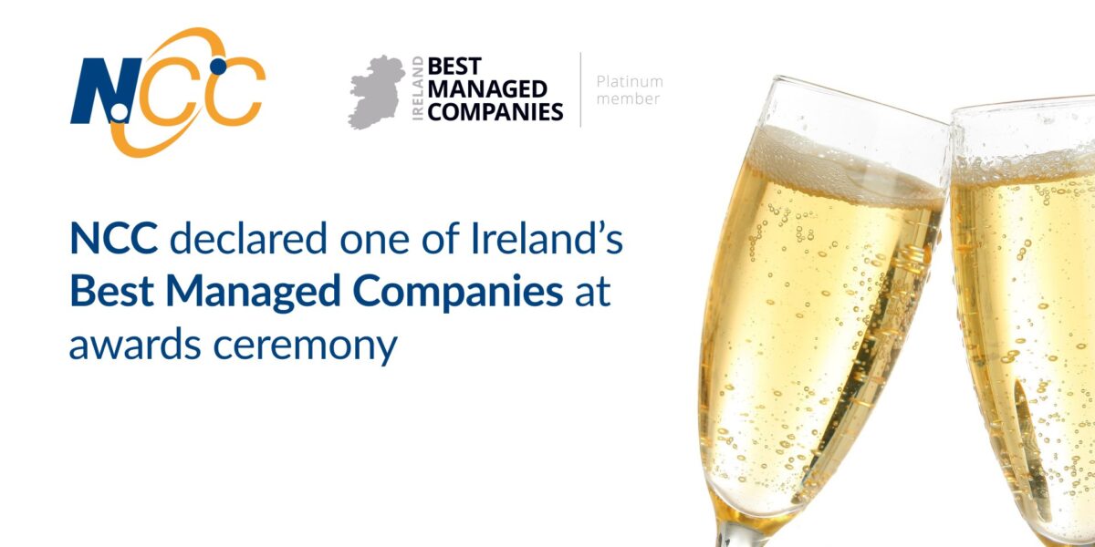 NCC declared one of Ireland’s Best Managed Companies at awards ceremony